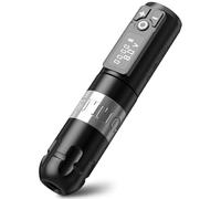 Ambition Soldier Macchina per cartucce per tatuaggi con penna a batteria rotativa con display a LED digitale con motore senza fili da 2400 mAh per tatuatori