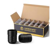 Ambition Soldier P3 Grip per tatuaggi usa e getta - 12 pezzi 36 mm Copri impugnatura in gomma per tatuaggio per Soldier, Soldier Max, Zetton, Torped 32 mm e macchinetta per tatuaggi Shura