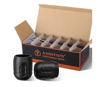 Ambition Soldier P3 Grip per tatuaggi usa e getta - 12 pezzi 42 mm Copri impugnatura in gomma per tatuaggio per Soldier, Soldier Max, Zetton, Torped 32 mm e macchinetta per tatuaggi Shura