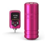 Ambition Torped Kit Macchinetta Tatuaggi Rotary - Penna Professionale con Batteria 2400mAh e Motore Brushless per Artisti