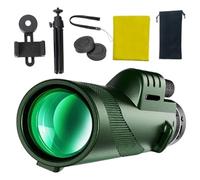 Ambito a stella monoculare, telescopio per adulti ad alta potenza - Telescopio per adulti impermeabili con supporto per smartphone,portatili per l'avventura all'aperto in campeggio in montagna