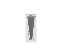Ambito di misurazione della densità del filo tessile per fili di ordito e trama con display chiaro in scala, adatto per misurare il numero di filati di tessuto in vari tipi di materiale (SFY241)