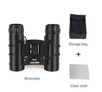 Ambito di visione notturna, Binocolo professionale 12x32 Telescopio portatile con cordino Borsa for il trasporto Prisma BAK4 ad alto ingrandimento reale Ricerca all'aperto di osservazione HD(Color:8X2