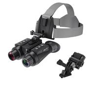 Ambito di visione notturna, Telescopio binoculare professionale NV8300 Binocolo for visione notturna Zoom digitale 8X Doppio schermo integrato 3D 1.4'' 4K UHD 36MP Ricerca all'aperto di osservazione H