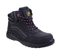 Amblers AS601 Lydia Composito da Donna Pelle Scarpe Lavoro Sicurezza Nero