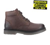 Amblers Bagno Uomo Pelle Stivali Casual Marrone
