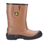 Amblers FS142 da Uomo Acqua Resistente Pelle Lavorazione Safety Operaio Boot Tan