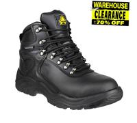 Amblers FS218 Uomo Lavoro Quotidiano Punta IN Acciaio, Sicurezza Stivali Neri