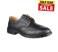 Amblers FS44 Scarpe Classiche Smart Uomo Eleganti Lacci Nere Brogue Sicurezza