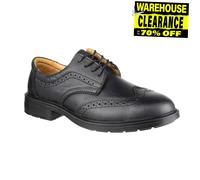 Amblers FS44 Scarpe Classiche Smart Uomo Eleganti Lacci Nere Brogue Sicurezza