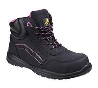 Amblers Safety Womens AS601 Lydia Composite Safety Boot with Side Zip Black Size UK 4 EU 37