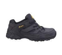 Amblers Safety FS68C Uomo Pelle Protettivo Sicurezza Scarpe da Ginnastica Nere