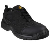 Amblers Safety Trainers FS214 Vegan Nero Acciaio Punta Inox Lavoro UK4-13