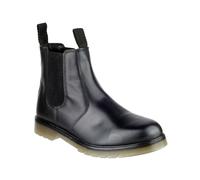 Amblers Colchester Uomo Slip-On Pelle Chelsea Sicurezza Stivali Nero