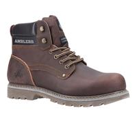 Amblers Stivali Uomo - Dorking Casual Stivale IN Marrone, 6-12