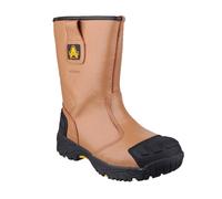 Amblers Uomo Impermeabile Protezione Sicurezza Rigger Stivale Marrone