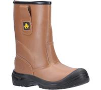 Amblers Uomo Stivali - FS142 Sicurezza Rigger Stivali IN Marroncino, 3-15