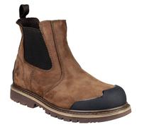 Amblers Uomo Stivali - FS225 Goodyear Imbullonare Chelsea Sicurezza Marrone,6-13