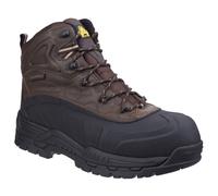 Amblers Uomo Stivali - FS430 Orca Sicurezza Stivale IN Marrone, 6-14