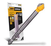 Amboss DryAngle Ø 12mm Punta per piastrelle Punta per vetro Punta per ceramica - Codolo esagonale per trapani - Per piastrelle/piastrelle a parete/tegole/ceramica