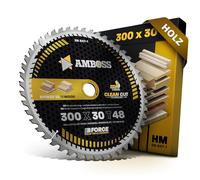 AMBOSS lama circolare 300 x 30 mm (legno) - lama per sega 300 con 48 denti - lama circolare Ø 300 mm - compatibile Dewalt: 1370 Scheppach: KSE300(Export). TKU. TS4000