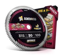 AMBOSS lama circolare 315 x 30 mm (multi) - lama per sega 315 con 100 denti - lama circolare Ø 315 mm - compatibile Atika: HT 315 Bernardo: TK 315 F JET: JTS-315SP Güde:GTKS 2200.GTKS315