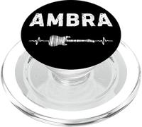 Ambra Chitarra Battito Cardiaco Musica Chitarrista PopSockets PopGrip per MagSafe