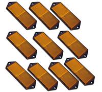 Ambra Grande Riflettore Laterale Rettangolare Confezione da 10 Palo Cancello ...