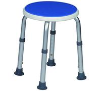 Ambra - Sgabello con seduta doccia blu