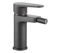 AMBRA WATER Rubinetto miscelatore monocomando per bidet serie pink 2.0 scarico 1"1/4 (Nero Opaco)