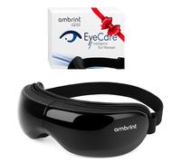 ambrint Massaggiatore oculare con calore per occhi secchi, ricaricabile, Bluetooth, per migliorare il sonno, design pieghevole a 180°, regalo ideale per uomini e donne