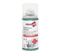 Ambro-Sol - A467D150 Disinfettante per Ambienti a Base di Alcol Isopropilico Puro al 90%, Ideale per Uffici, Sale d'Attesa, Spogliatoi, Bomboletta Spray in Banda Stagnata Riciclabile, 150 ml