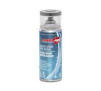 Ambro-Sol Smalto Spray a Base Acqua, a Basse Emissioni, Ritocco per Metalli, Legno, Vetro, Ceramica e Plastica, Conforme EN 71-3, Colore Alluminio RAL 9006, 400 ml