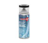 Ambro-Sol Smalto Spray a Base Acqua, a Basse Emissioni, Ritocco per Metalli, Legno, Vetro, Ceramica e Plastica, Conforme EN 71-3, Colore Nero Lucido RAL 9005, 400 ml