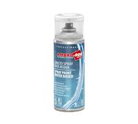 Ambro-Sol Smalto Spray a Base Acqua, a Basse Emissioni, Ritocco per Metalli, Legno, Vetro, Ceramica e Plastica, Conforme EN 71-3, Colore Bianco Opaco RAL 9010, 400 ml