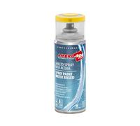 Ambro-Sol Smalto Spray a Base Acqua, a Basse Emissioni, Ritocco per Metalli, Legno, Vetro, Ceramica e Plastica, Conforme EN 71-3, Colore Giallo Cadmio RAL 1021, 400 ml