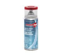 Ambro-Sol Smalto Spray a Base Acqua, a Basse Emissioni, Ritocco per Metalli, Legno, Vetro, Ceramica e Plastica, Conforme EN 71-3, Colore Rosso Fuoco RAL 3000, 400 ml