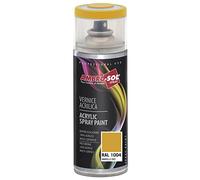 Ambro-Sol V4001004 Smalto Acrilico Multiuso, Vernice Brillante per Interni ed Esterni, Adatto per Qualsiasi Tipo di Materiale, Bomboletta Spray in Banda Stagnata Riciclabile da 400 ml, Giallo Oro