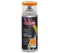 Ambro-Sol V4002003 Smalto Acrilico Multiuso, Vernice Brillante per Interni ed Esterni, Adatto per Qualsiasi Tipo di Materiale, Bomboletta Spray in Banda Stagnata Riciclabile 400 ml, Arancio Pastello