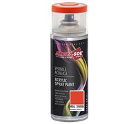 Ambro-Sol V4002009 Smalto Acrilico Multiuso, Vernice Brillante per Interni ed Esterni, Adatto per Qualsiasi Tipo di Materiale, Bomboletta Spray in Banda Stagnata Riciclabile 400 ml, Arancio Traffico