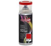 Ambro-Sol V4003001 Smalto Acrilico Multiuso, Vernice Brillante per Interni ed Esterni, Adatto per Qualsiasi Tipo di Materiale, Bomboletta Spray in Banda Stagnata Riciclabile 400 ml, Rosso Segnale