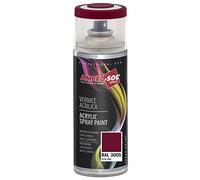 Ambro-Sol V4003005 Smalto Acrilico Multiuso, Vernice Brillante per Interni ed Esterni, Adatto per Qualsiasi Tipo di Materiale, Bomboletta Spray in Banda Stagnata Riciclabile 400 ml, Rosso Vino