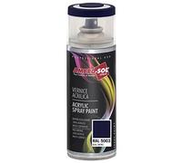 Ambro-Sol V4005003 Smalto Acrilico Multiuso, Vernice Brillante per Interni ed Esterni, Adatto per Qualsiasi Tipo di Materiale, Bomboletta Spray in Banda Stagnata Riciclabile 400 ml, Blu Zaffiro