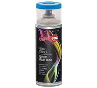 Ambro-Sol V4005012 Smalto Acrilico Multiuso, Vernice Brillante per Interni ed Esterni, Adatto per Qualsiasi Tipo di Materiale, Bomboletta Spray in Banda Stagnata Riciclabile 400 ml, Blu Luce