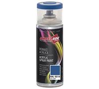 Ambro-Sol V4005019 Smalto Acrilico Multiuso, Vernice Brillante per Interni ed Esterni, Adatto per Qualsiasi Tipo di Materiale, Bomboletta Spray in Banda Stagnata Riciclabile 400 ml, Blu Capri