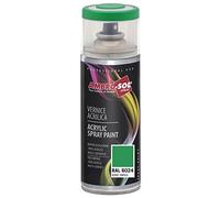 Ambro-Sol V4006024 Smalto Acrilico Multiuso, Vernice Brillante per Interni ed Esterni, Adatto per Qualsiasi Tipo di Materiale, Bomboletta Spray in Banda Stagnata Riciclabile 400 ml, Verde Traffico