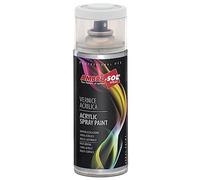 Ambro-Sol V4007035 Smalto Acrilico Multiuso, Vernice Brillante per Interni ed Esterni, Adatto per Qualsiasi Tipo di Materiale, Bomboletta Spray in Banda Stagnata Riciclabile 400 ml, Grigio Chiaro
