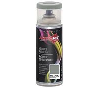 Ambro-Sol V4007042 Smalto Acrilico Multiuso, Vernice Brillante per Interni ed Esterni, Adatto per Qualsiasi Tipo di Materiale, Bomboletta Spray in Banda Stagnata Riciclabile 400 ml, Grigio Traffico