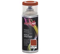 Ambro-Sol V4008004 Smalto Acrilico Multiuso, Vernice Brillante per Interni ed Esterni, Adatto per Qualsiasi Tipo di Materiale, Bomboletta Spray in Banda Stagnata Riciclabile 400 ml, Marrone Rame