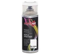 Ambro-Sol V4009003 Smalto Acrilico Multiuso, Vernice Brillante per Interni ed Esterni, Adatto per Qualsiasi Tipo di Materiale, Bomboletta Spray in Banda Stagnata Riciclabile 400 ml, Bianco Segnale